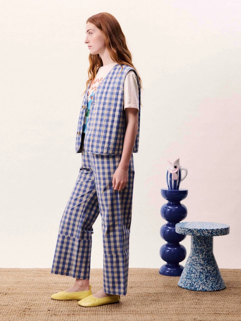FRNCH 🇫🇷 REGALIA VEST AZURE BLUE - Picture 8 of 12